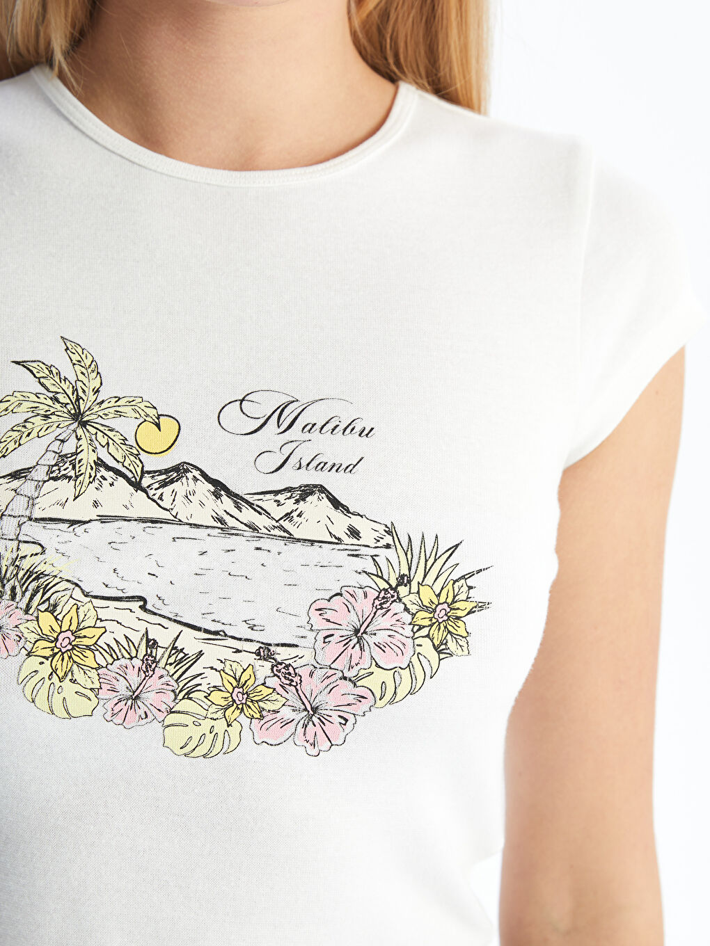 SVETLO BEŽ Crop top Žena -S56658Z8-R9J