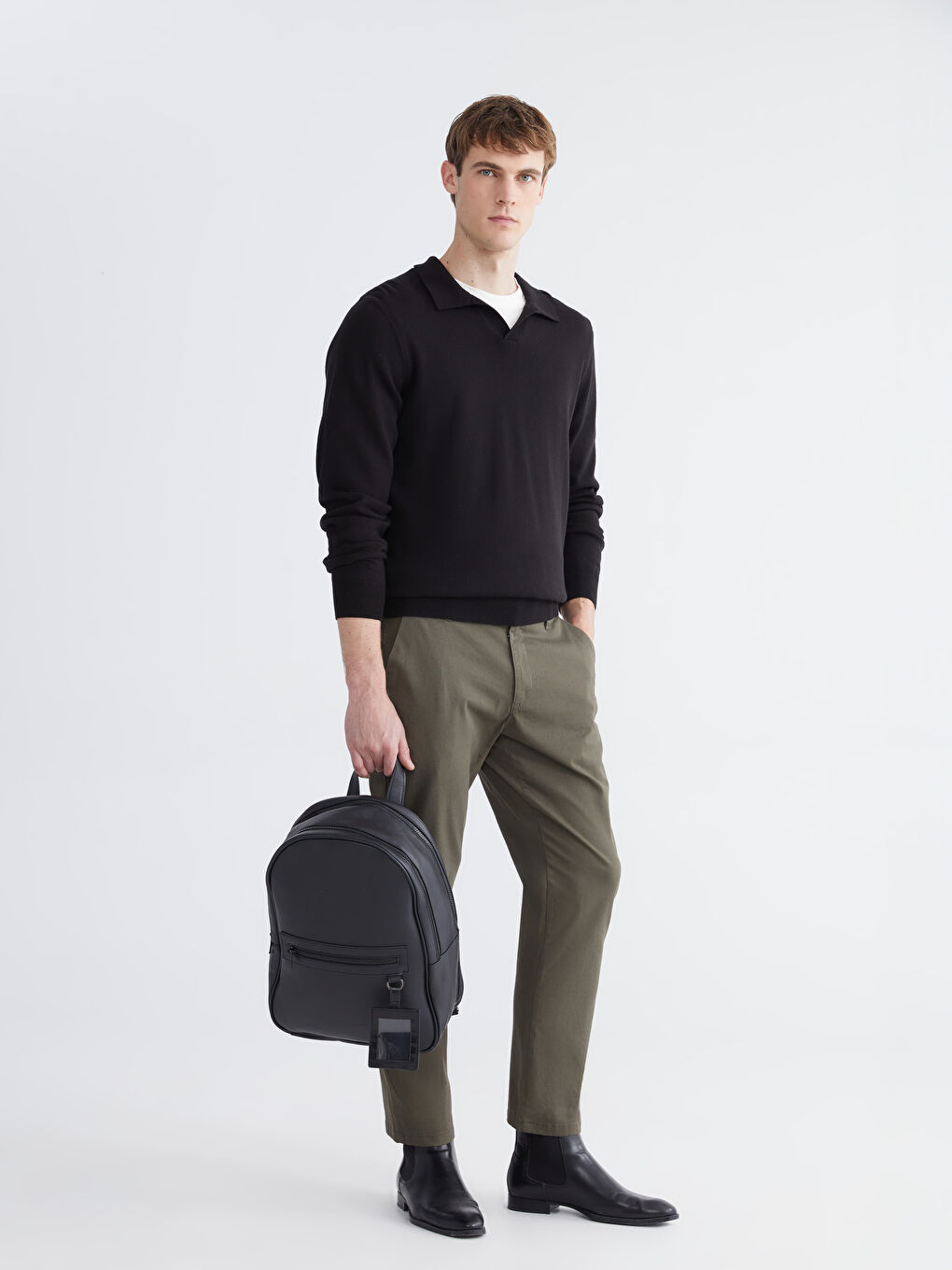 Рюкзак из искусственной кожи для мужчин-2