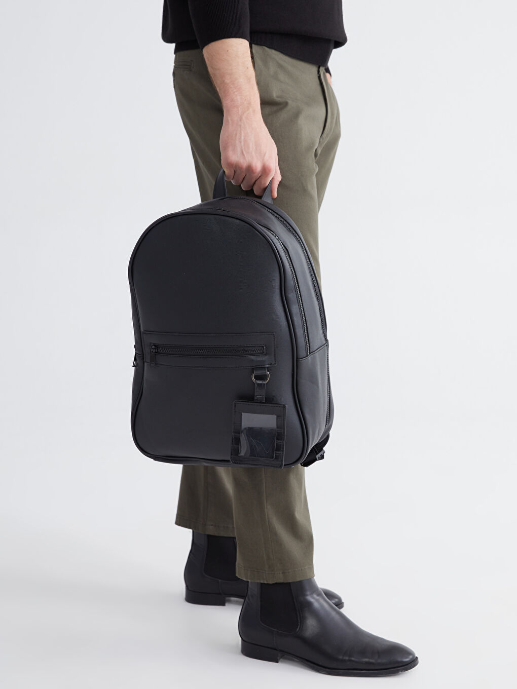 Рюкзак из искусственной кожи для мужчин-4
