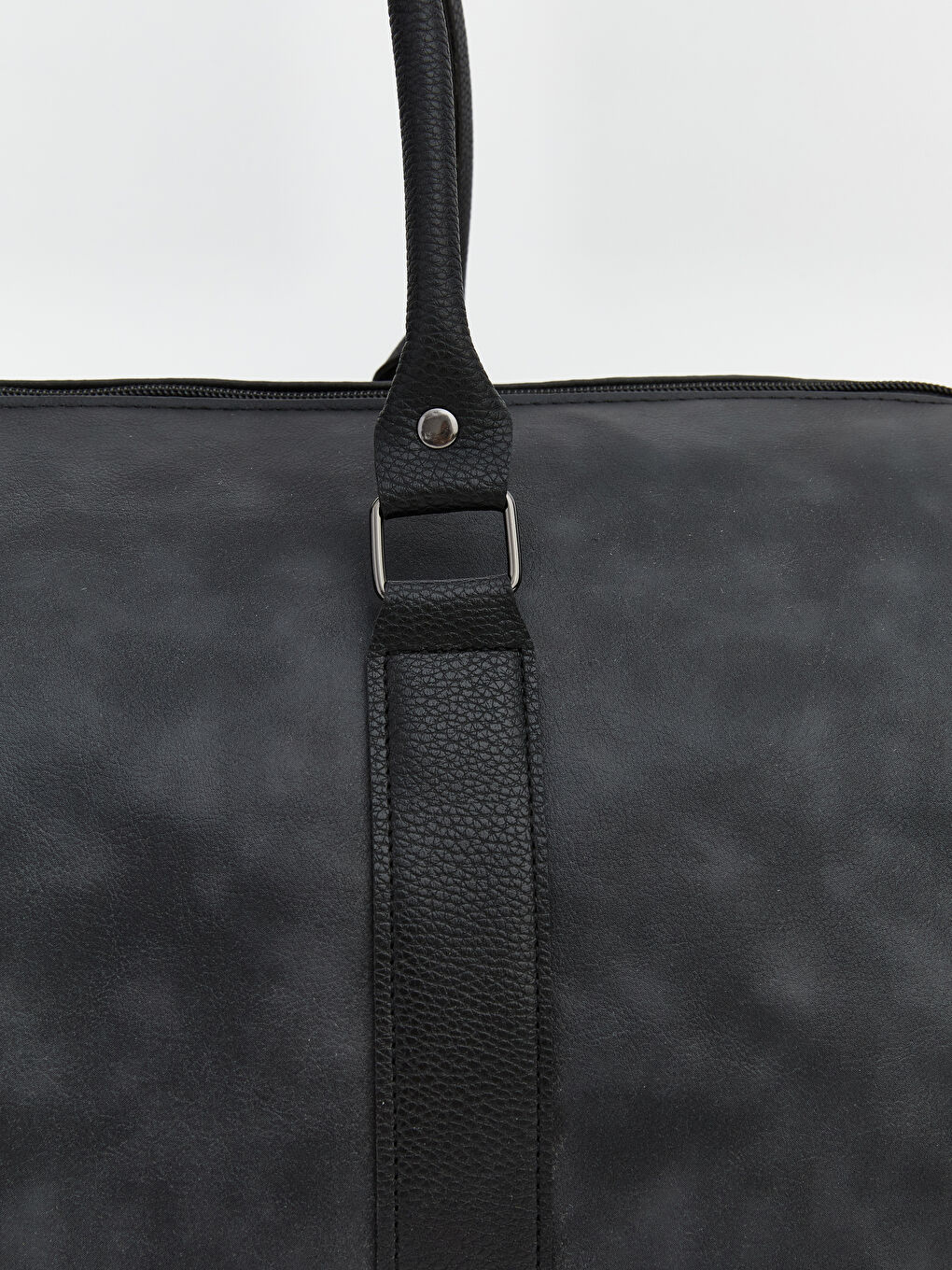 Suede-Look Men's Travel Bag-7