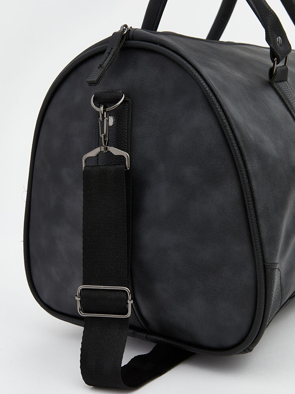 Suede-Look Men's Travel Bag-8