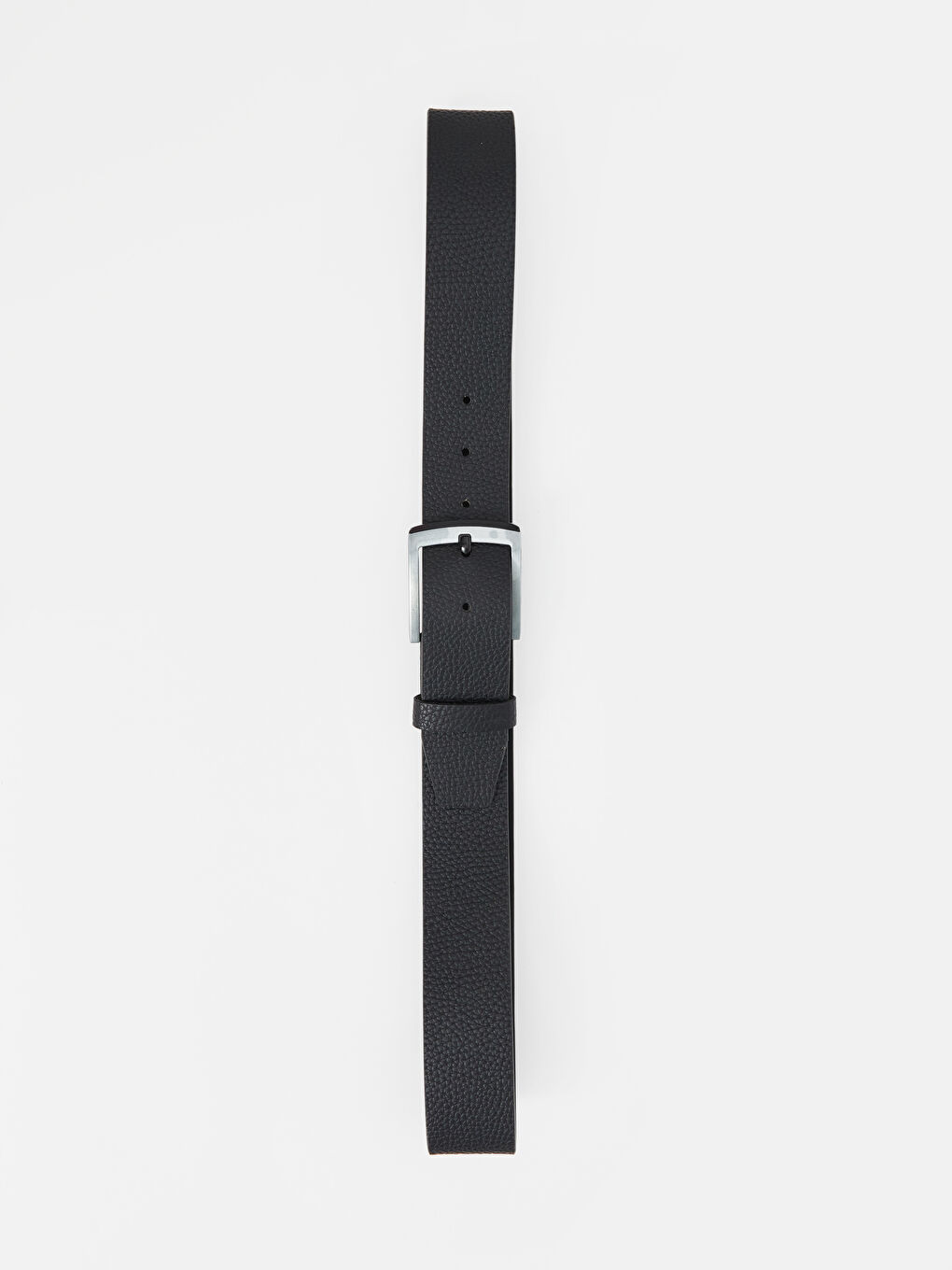 LCW ACCESSORIES Siyah Deri Görünümlü Erkek Kemer - 3