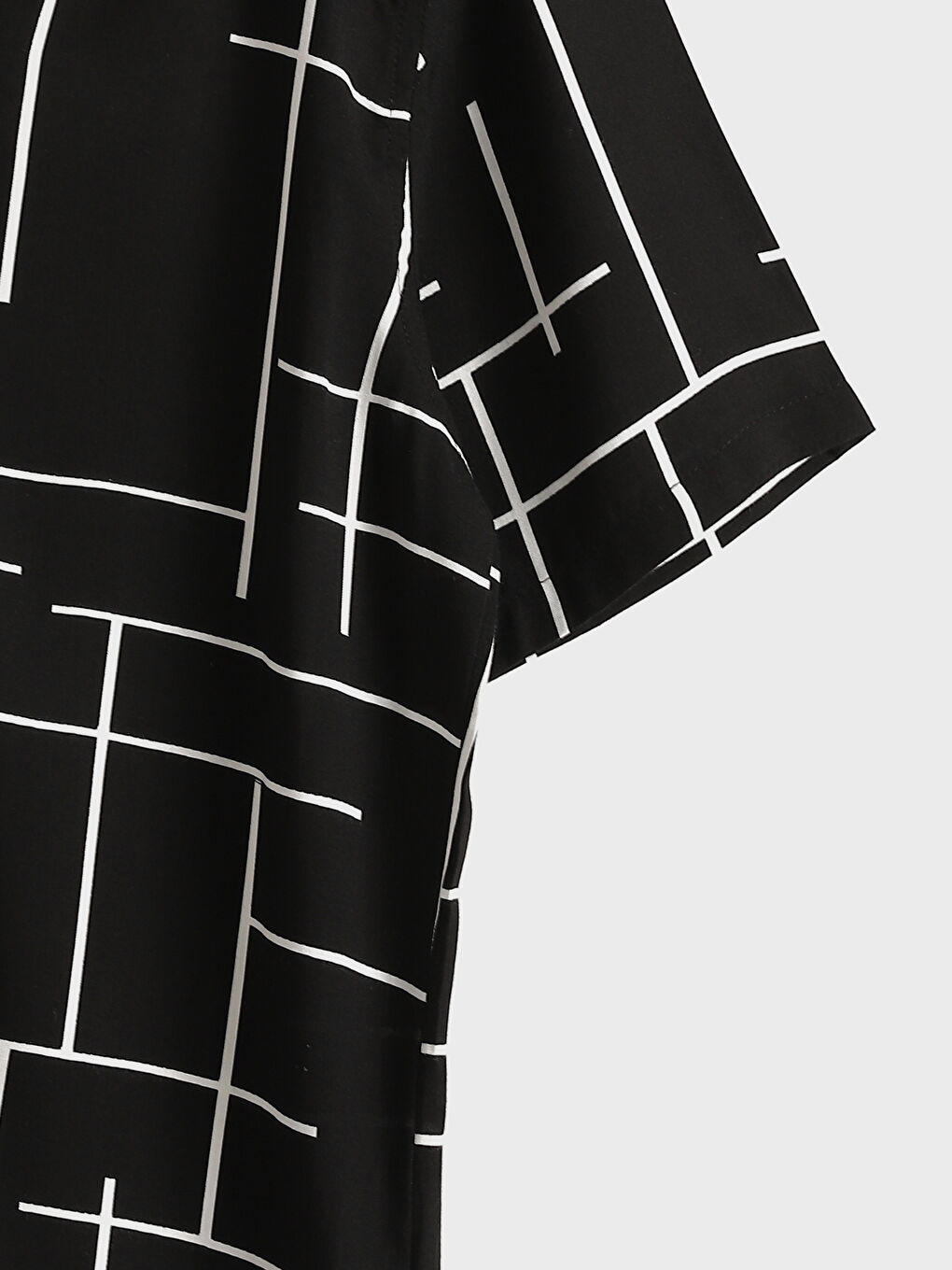 Regular Fit Short Sleeve Patterned Men's Shirt-7