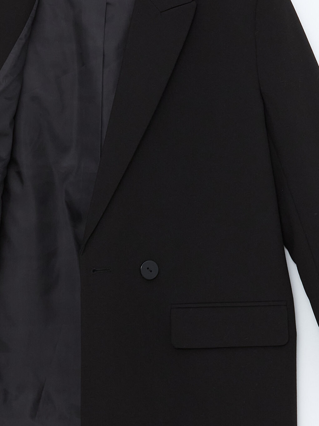 Crepe Women's Blazer Jacket -S56780Z8-CVL