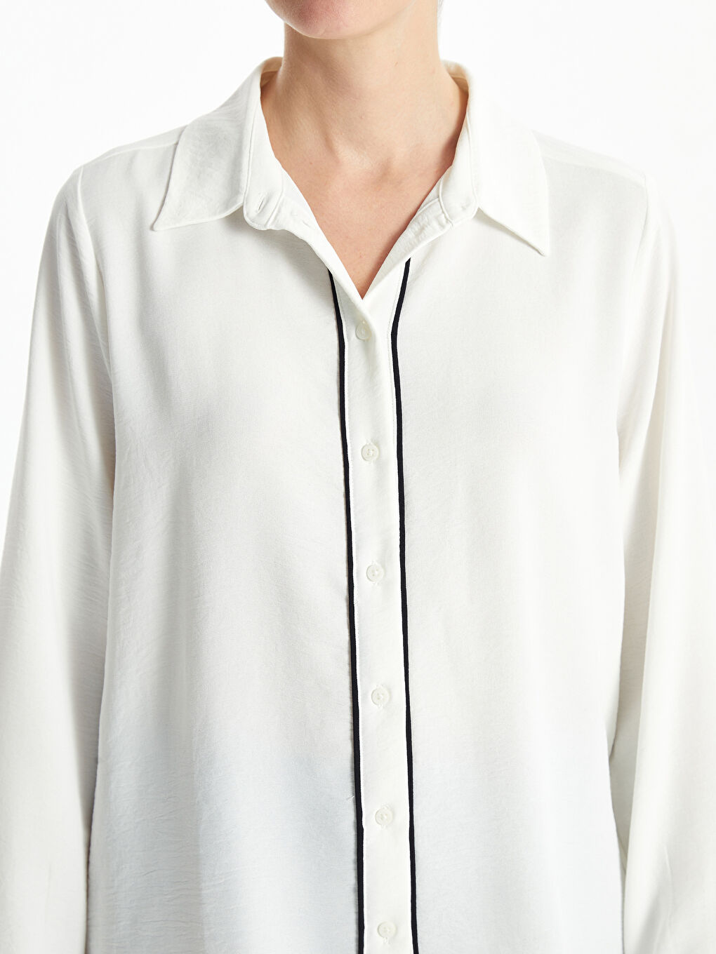 Plain Long Sleeve Aerobin Women's Shirt -S56789Z8-EEW
