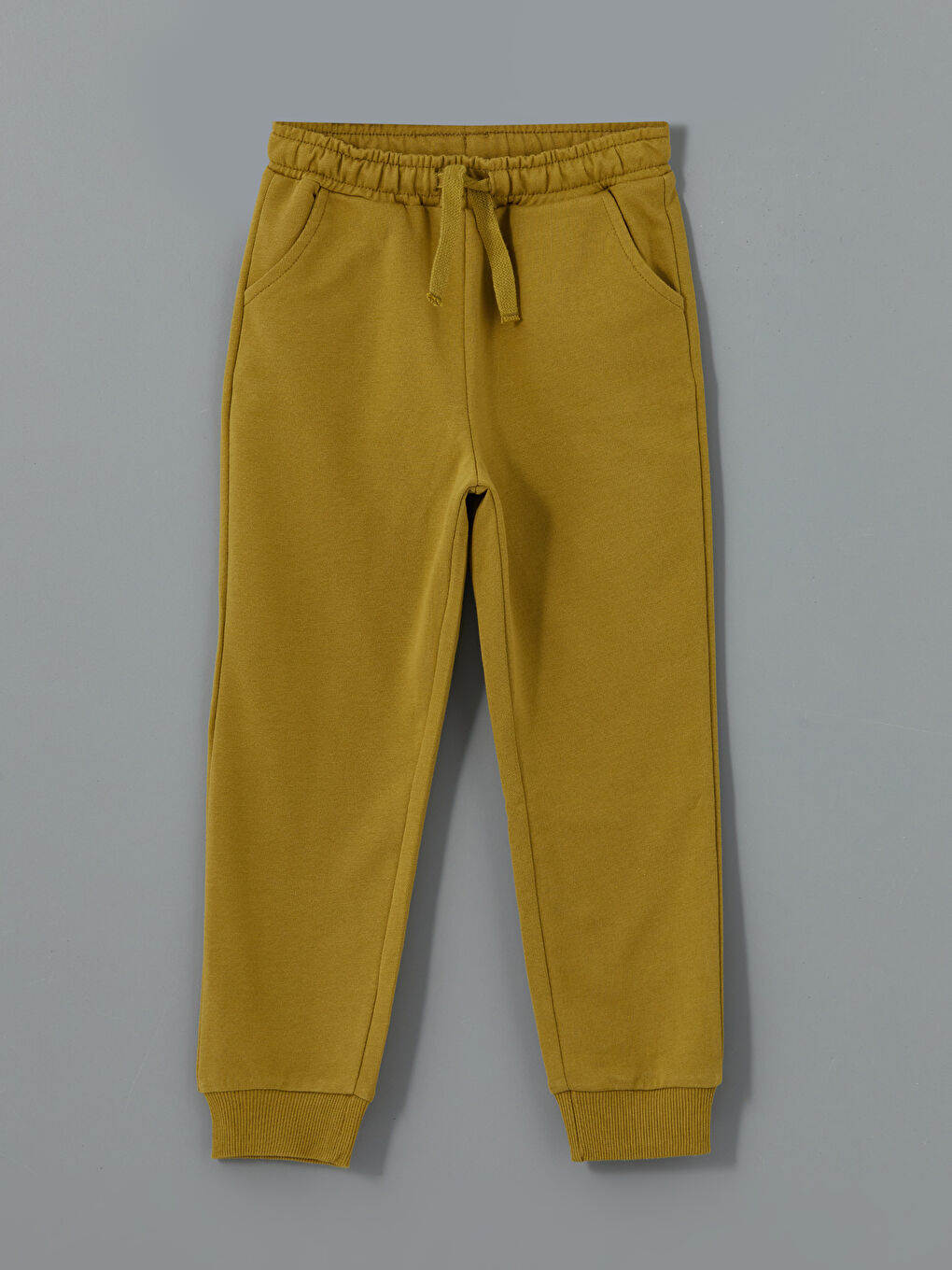 Haki Beli Lastikli Erkek Çocuk Jogger Eşofman Altı