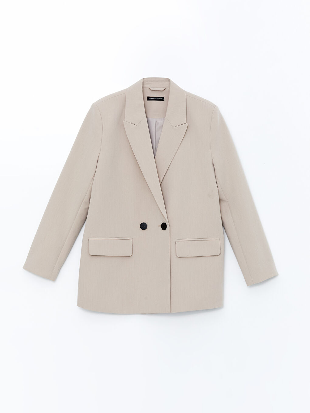 LCWAIKIKI Classic Twill Women's Blazer Jacket -S56806Z8-FGB