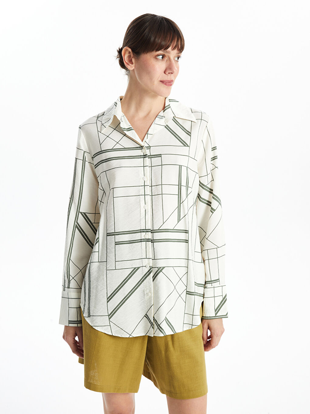 Loose Fit Women's Shirt -S56814Z8-LRA