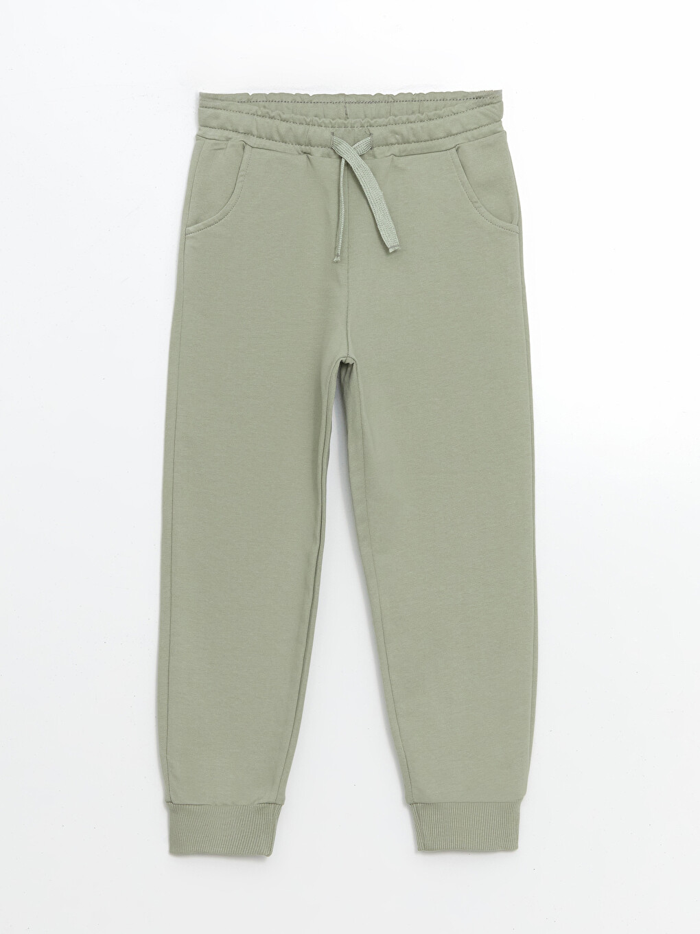 Yeşil Beli Lastikli Erkek Çocuk Jogger Eşofman Alt