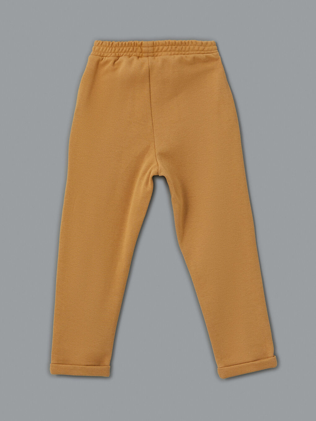 Bej Beli Lastikli Erkek Çocuk Pantolon-1