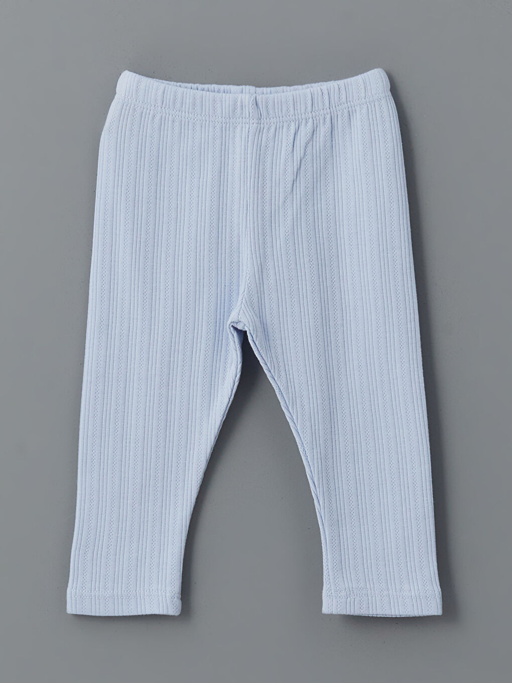 Mavi Beli Lastikli Kız Bebek Tayt