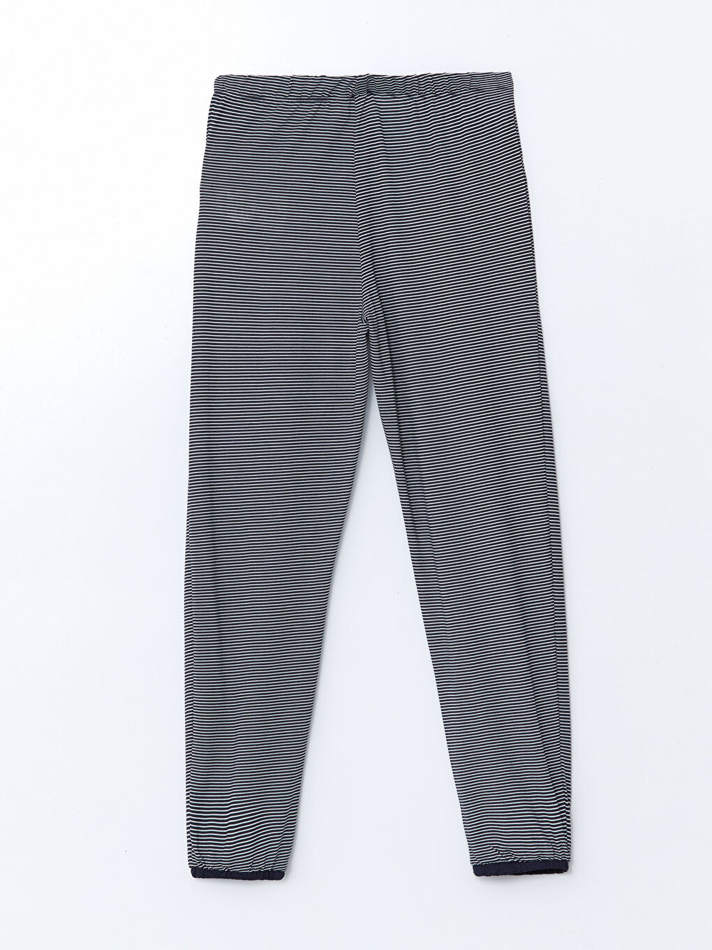 Crew Neck Striped Women's Pyjama Set -S56896Z8-LGS