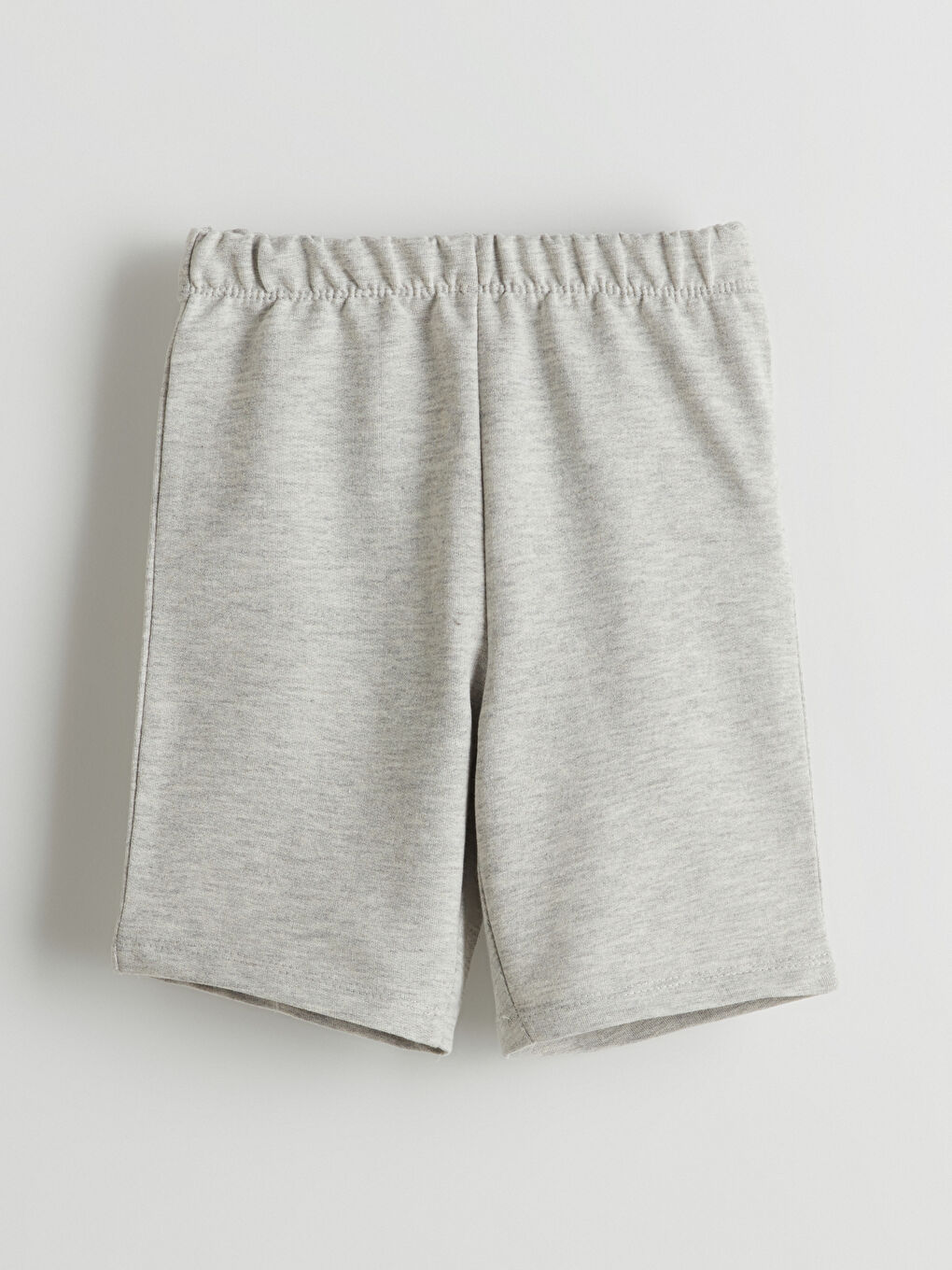 Gri Beli Lastikli Basic Erkek Çocuk Şort