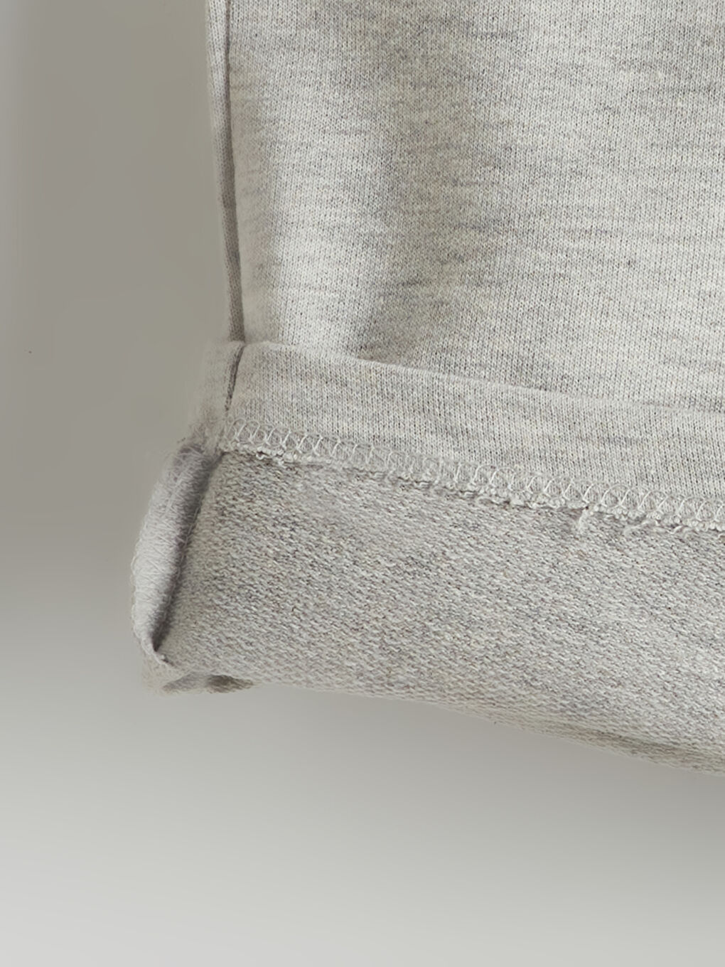 Gri Beli Lastikli Basic Erkek Çocuk Şort-1