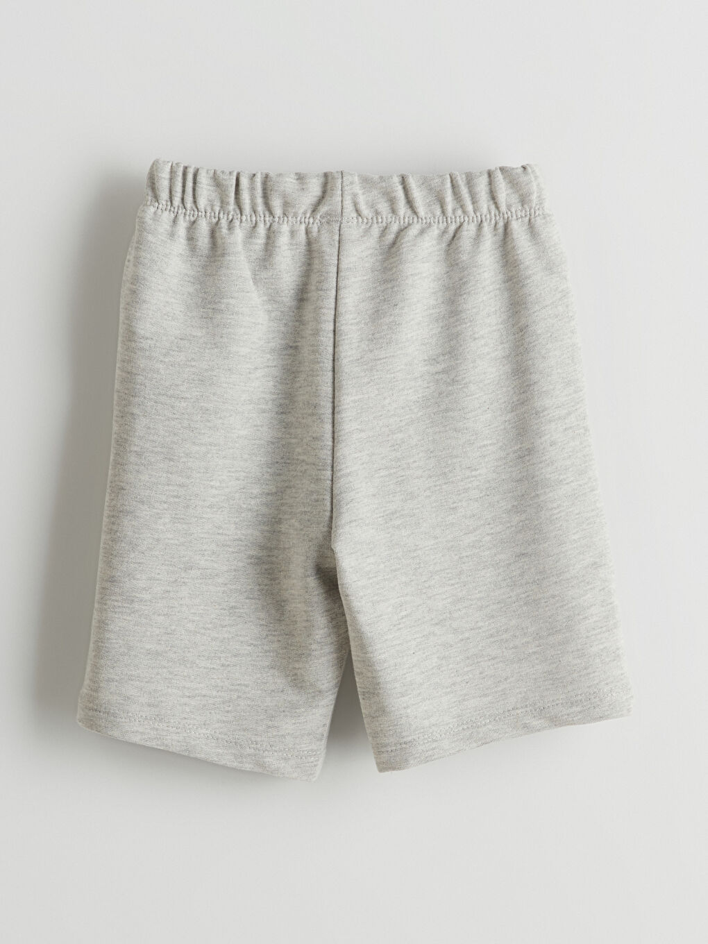 Gri Beli Lastikli Basic Erkek Çocuk Şort-2