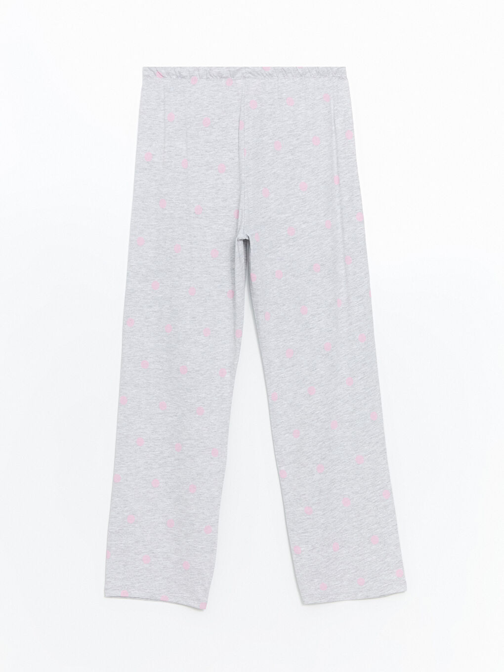 Gri Beli Lastikli Kadın Pijama Alt-1