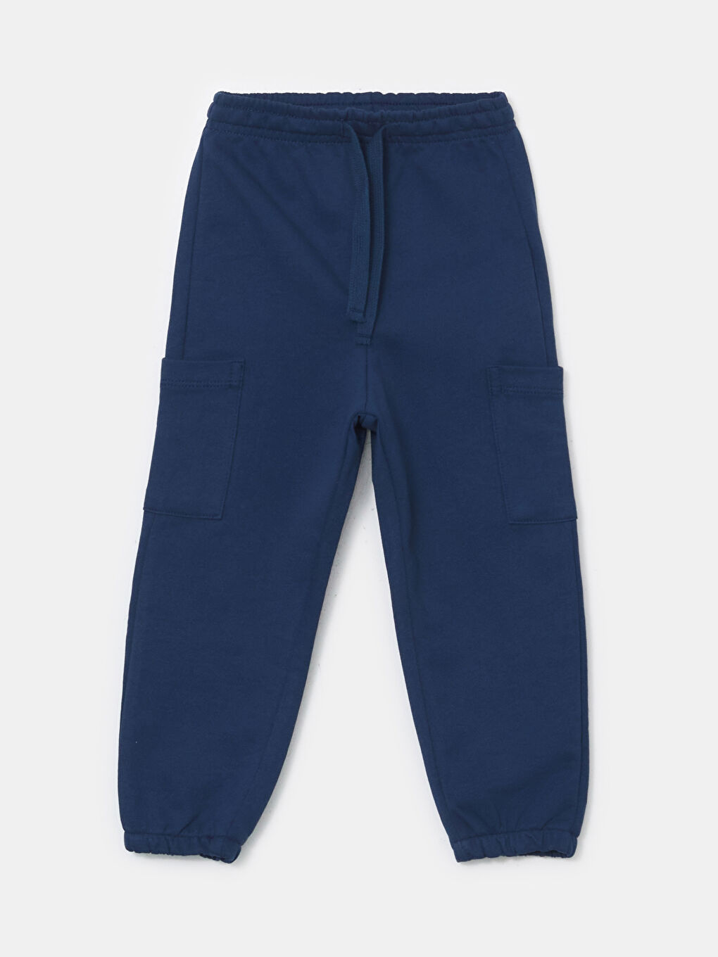 İndigo Beli Lastikli Erkek Çocuk Jogger Eşofman Alt