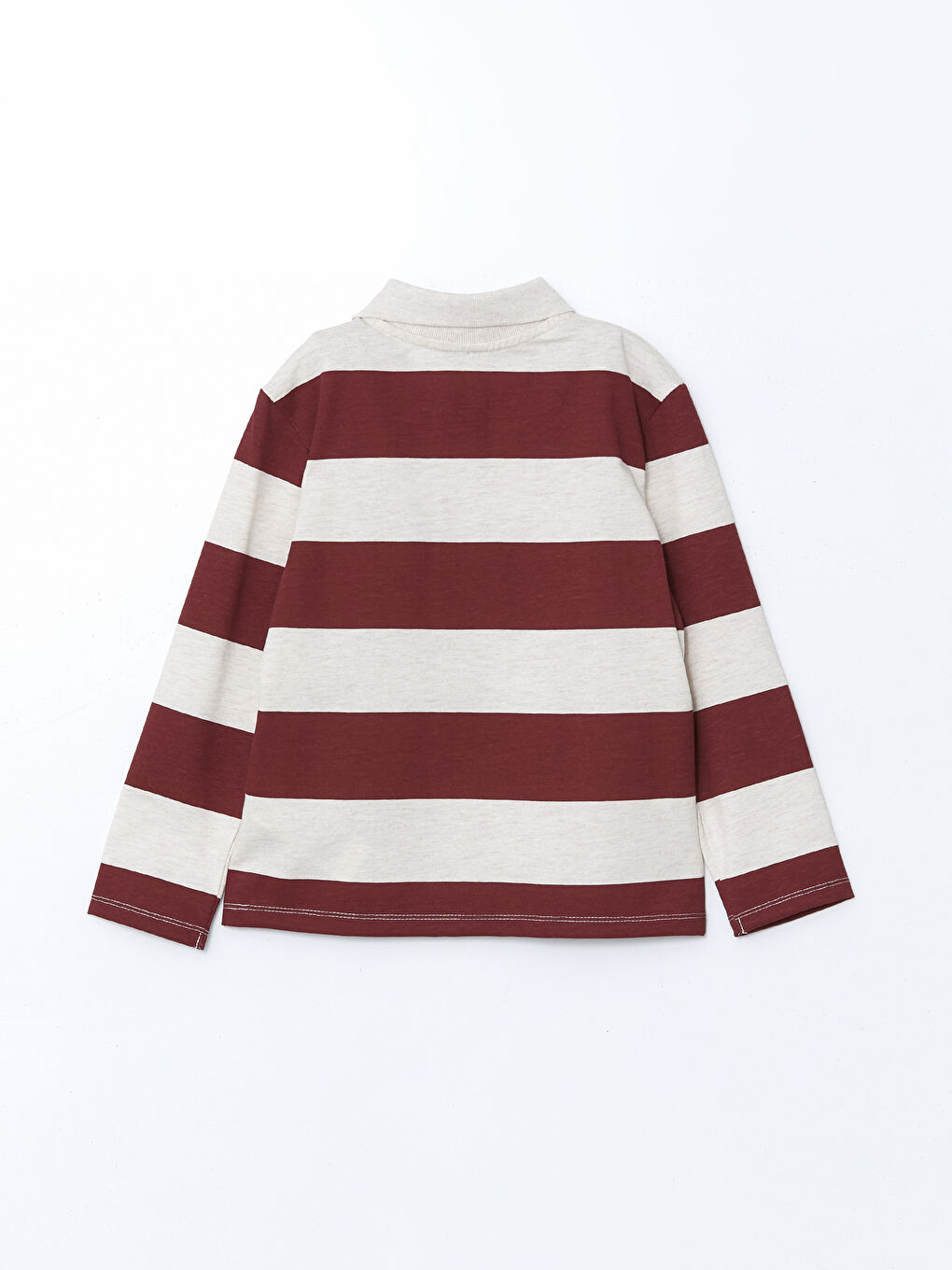 Karışık Polo Yaka Çizgili Erkek Çocuk Tişört-1