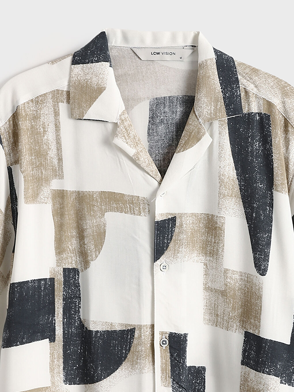 LCW Vision Regular Fit Short Sleeve Patterned Men's Shirt -S57041Z8-Y0T