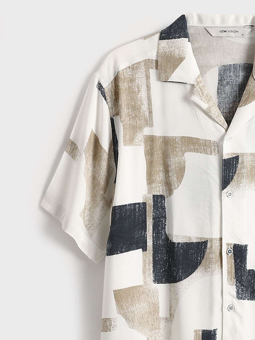 LCW Vision Regular Fit Short Sleeve Patterned Men's Shirt -S57041Z8-Y0T
