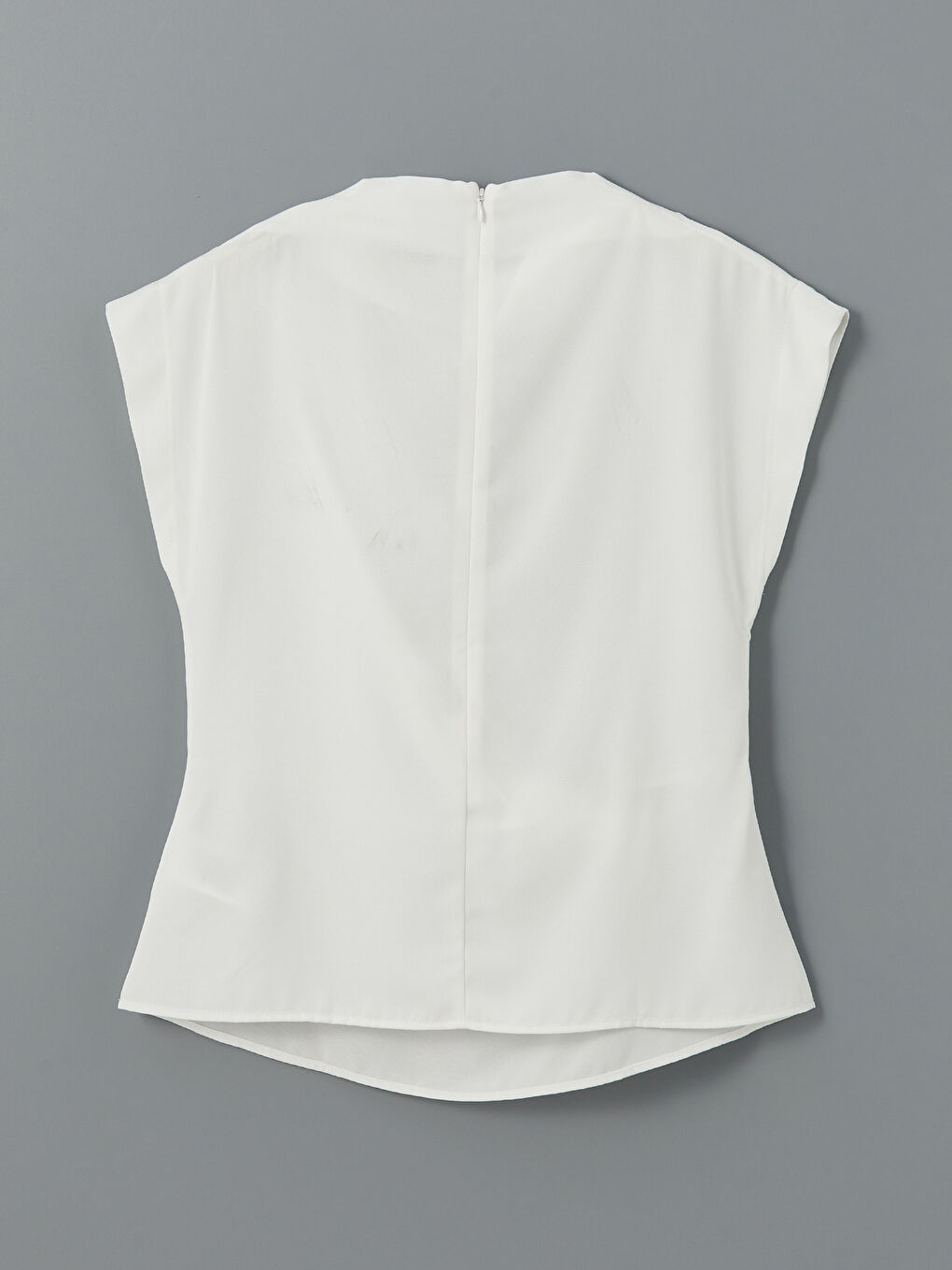 Cowl Neck Plain Crepe Women's Blouse -S57060Z8-FEW