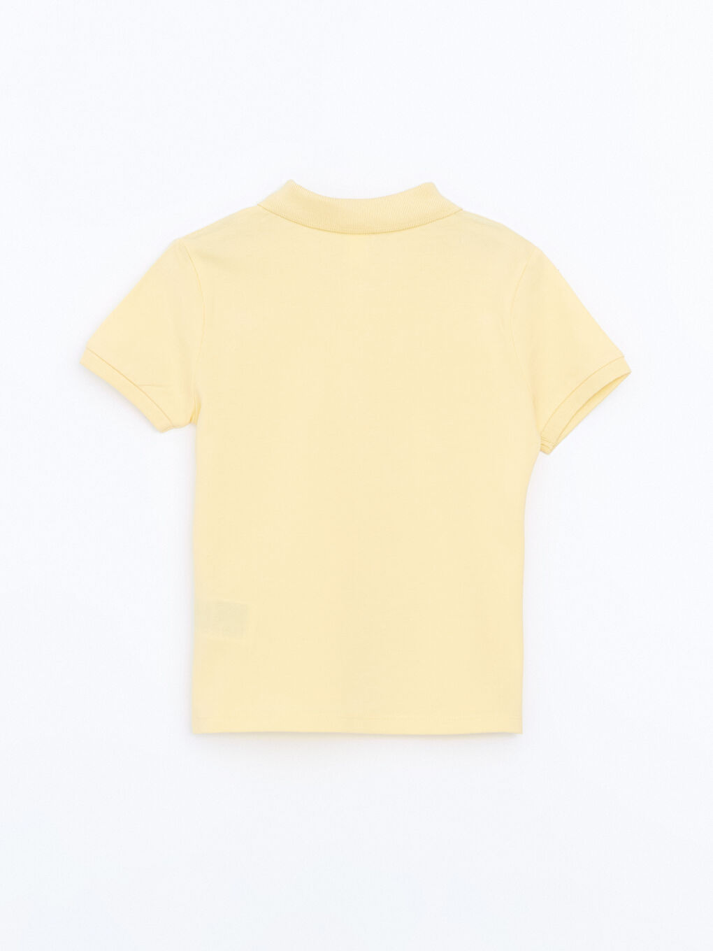 LCW baby Sarı Polo Yaka Basic Erkek Bebek Tişört - 1