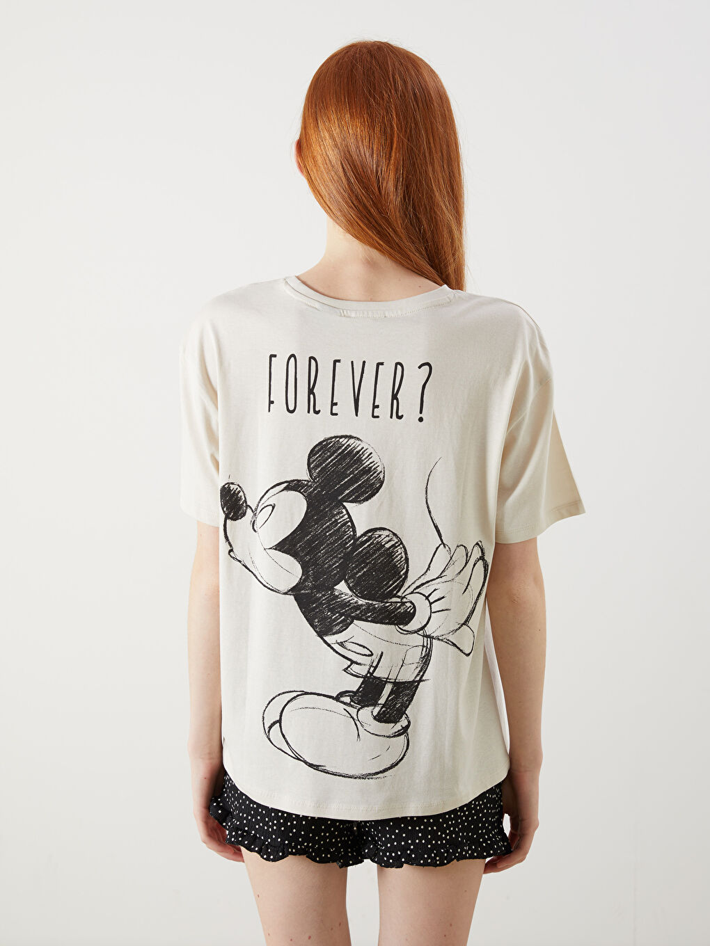 Ženska majica okruglog izreza sa otiskom Minnie Mouse -S57081Z8-FF7
