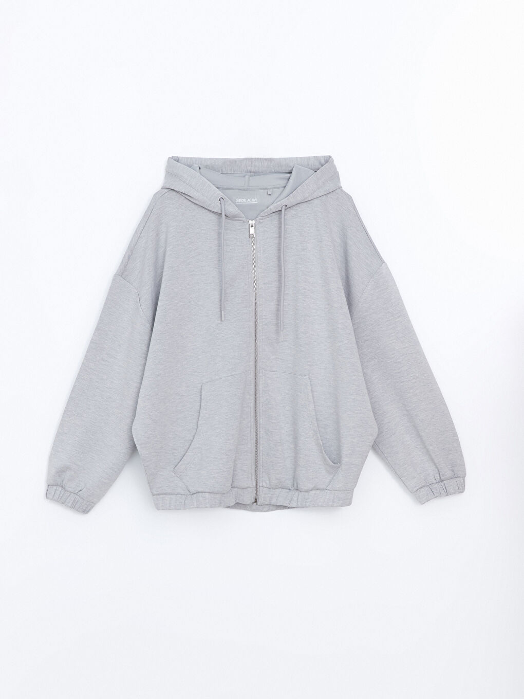 Hooded Oversize Women's Zipper Sweatshirt -S57090Z8-LAL