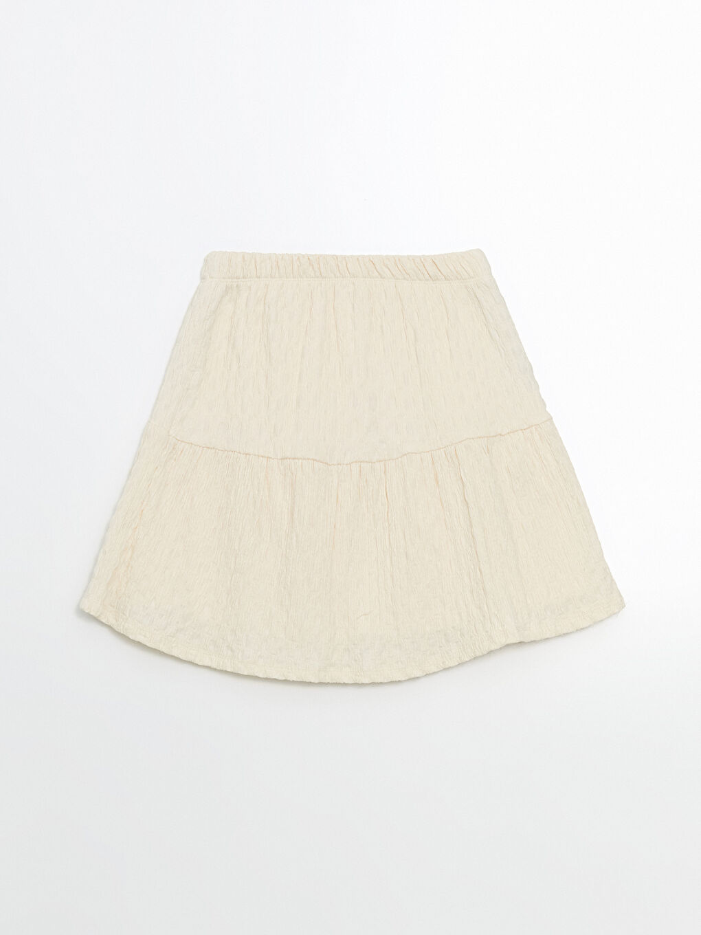 Crew Neck Bow Detail Girl'S Blouse And Skirt -S57140Z4-FRC