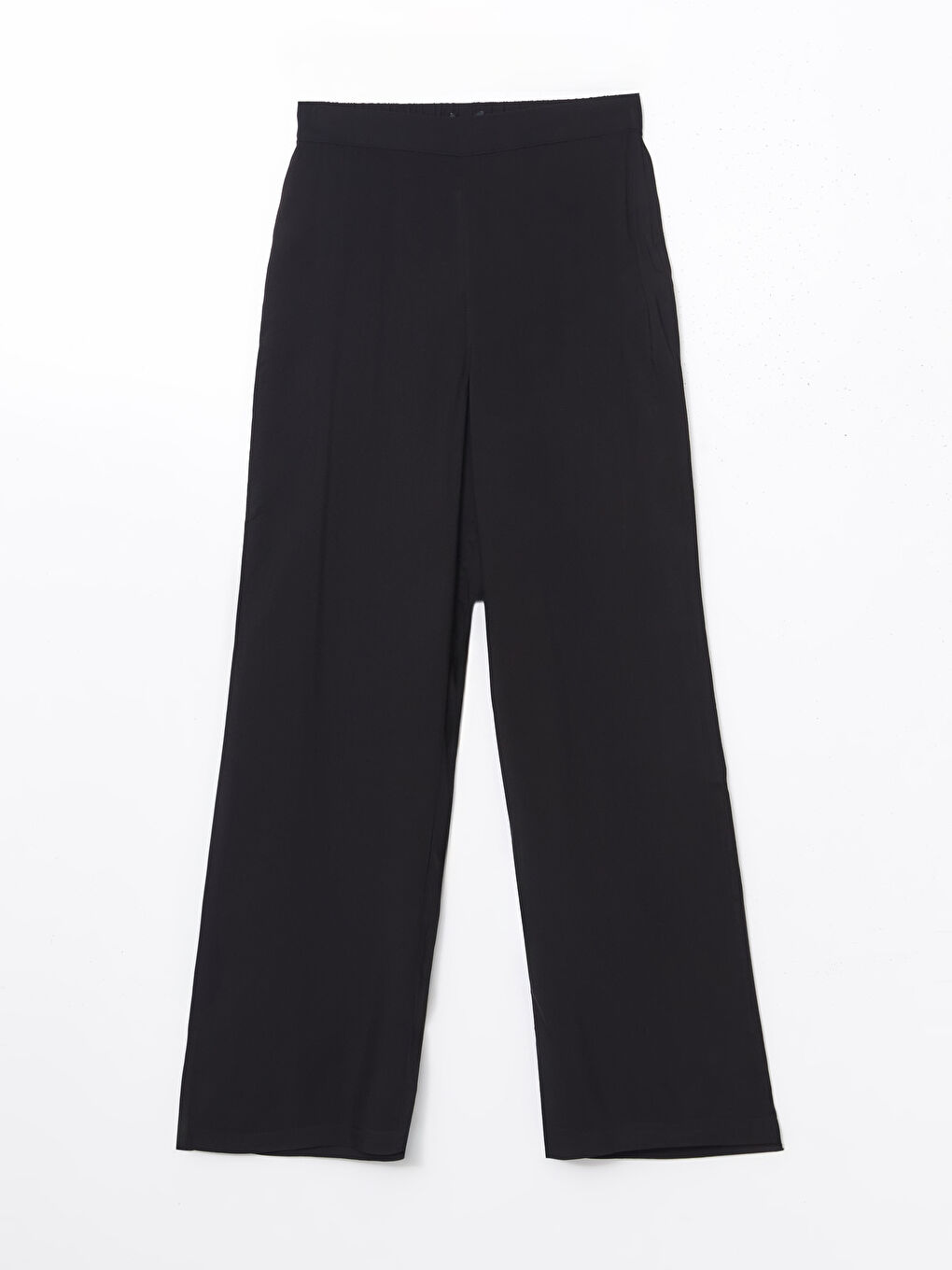 LCW Vision Elastic Waist Wide Leg Women's Trousers -S57158Z8-CVL