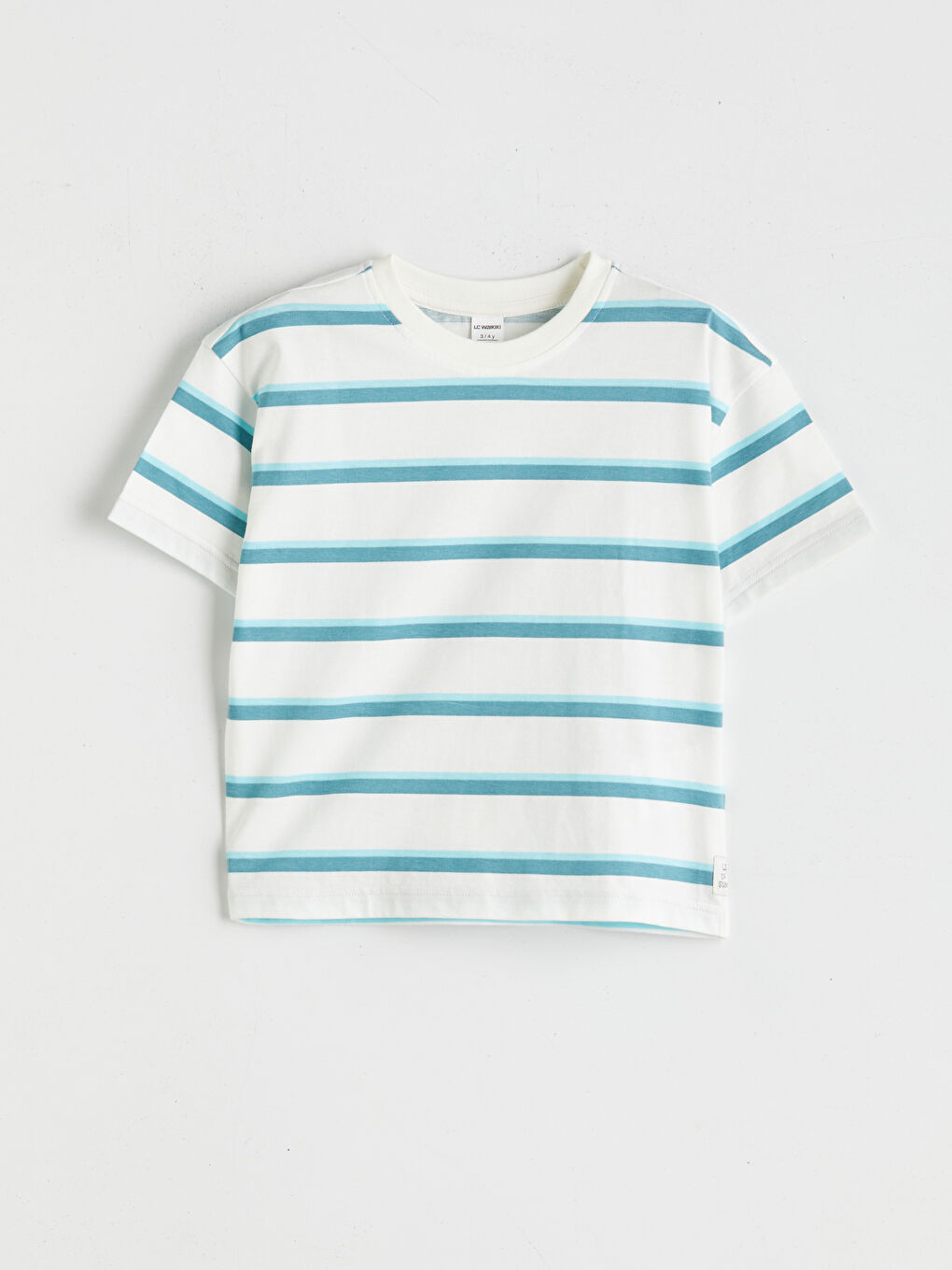 Crew Neck Striped Boy's T-Shirt -S57164Z1-LFC