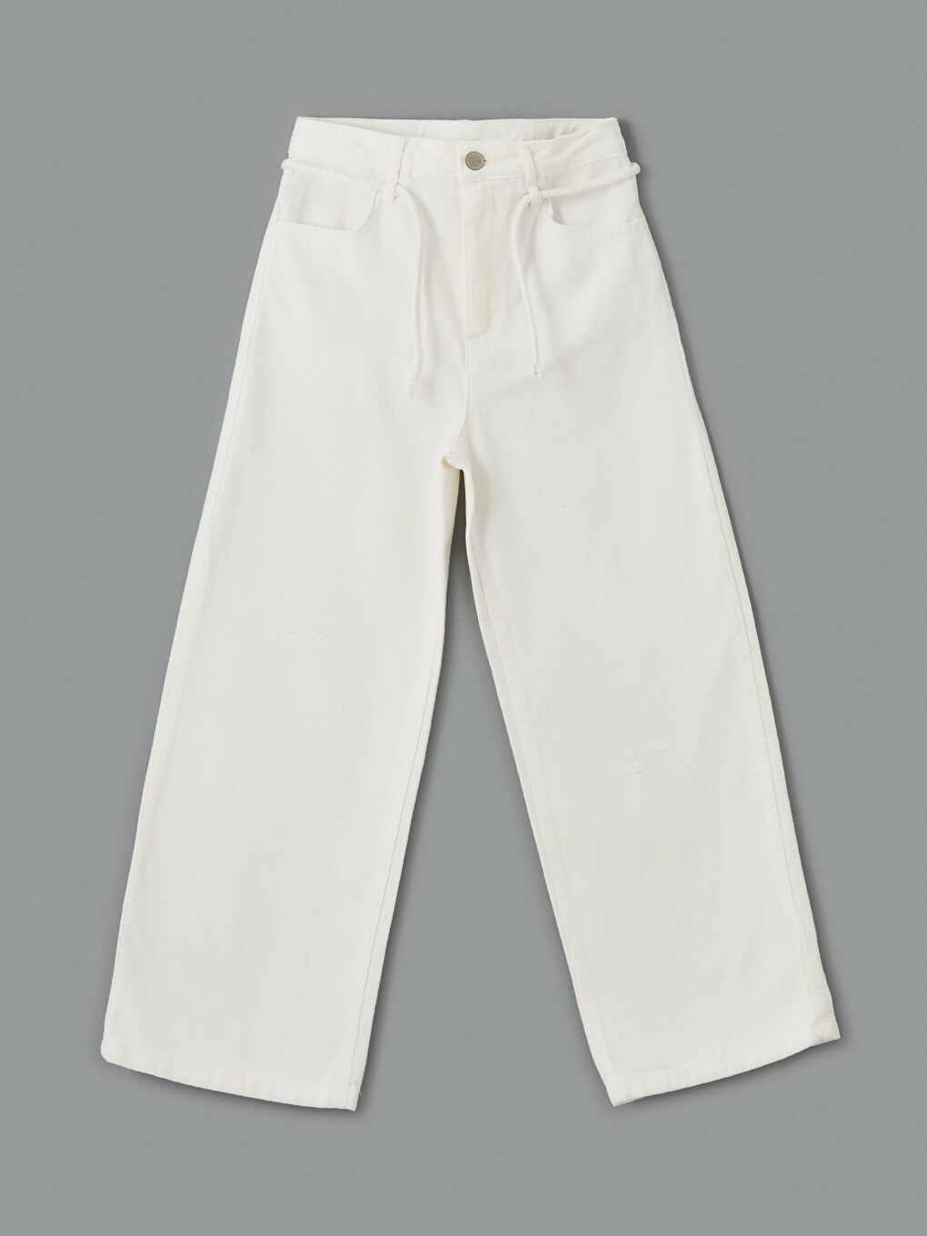 Girls' Trousers with Adjustable Elastic Waist -S57166Z4-FDU