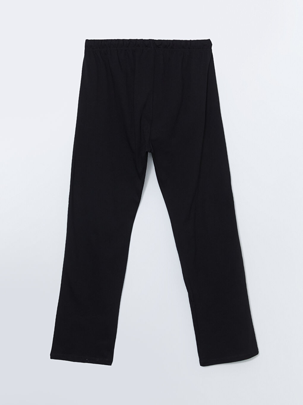 Siyah Standart Kalıp Erkek Pijama Alt-1