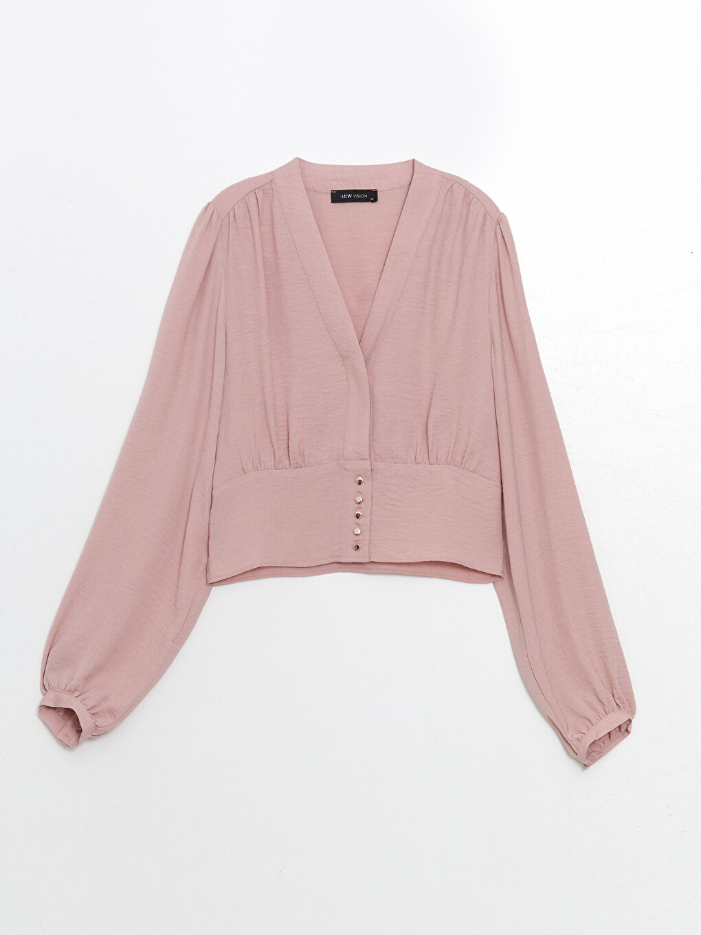 LCW Vision Bluza za Žene sa V-izrezom, Jednostavna -S57182Z8-JLY