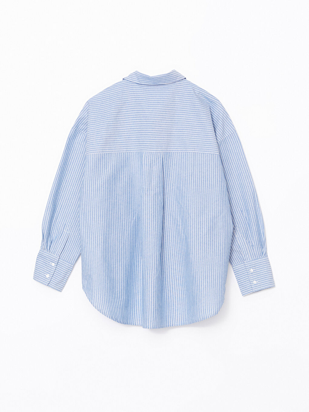 Loose Fit Oxford Pocket Women's Shirt -S57183Z8-LGS