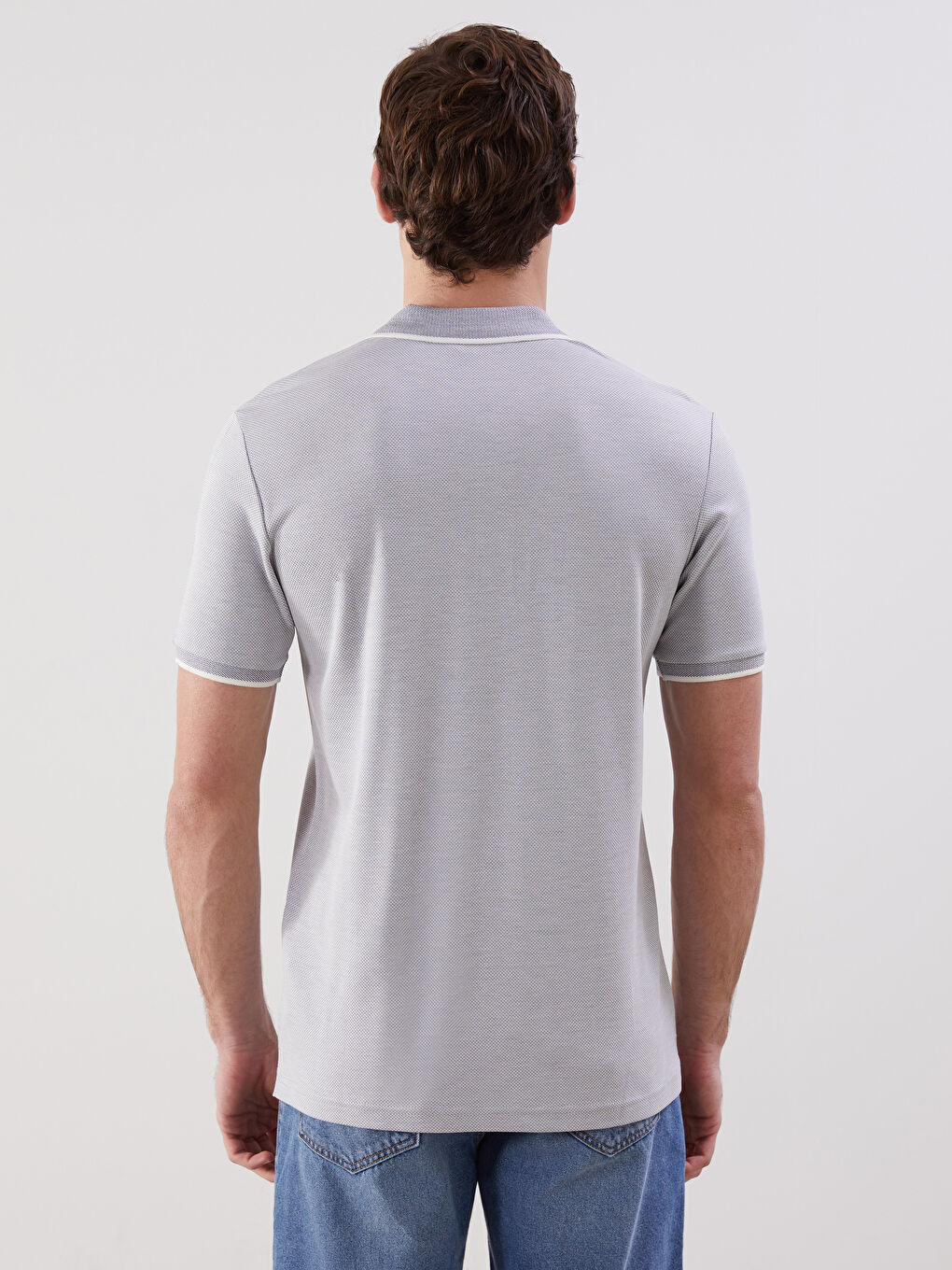 Polo Neck Men's T-Shirt -S57194Z8-YRY