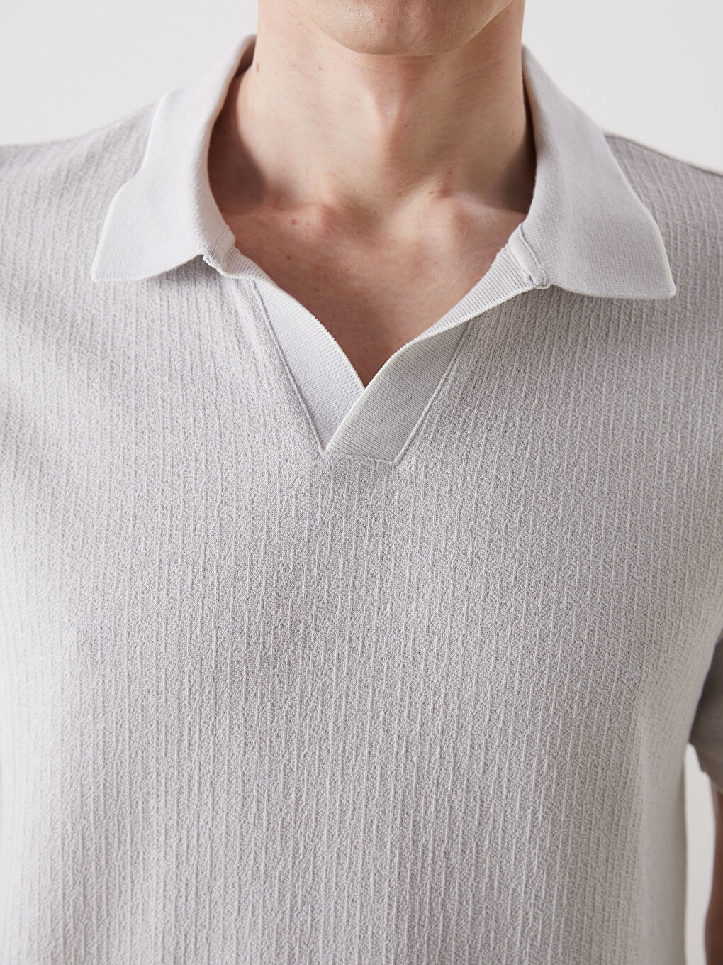 Polo Neck Short Sleeve Men's T-Shirt -S57195Z8-CZB