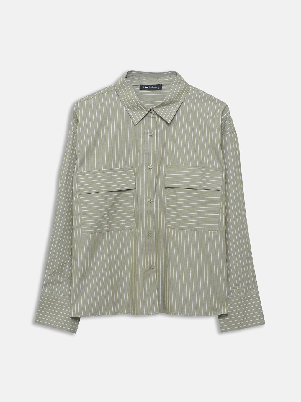 Striped Long Sleeve Women's Shirt -S57198Z8-LFT