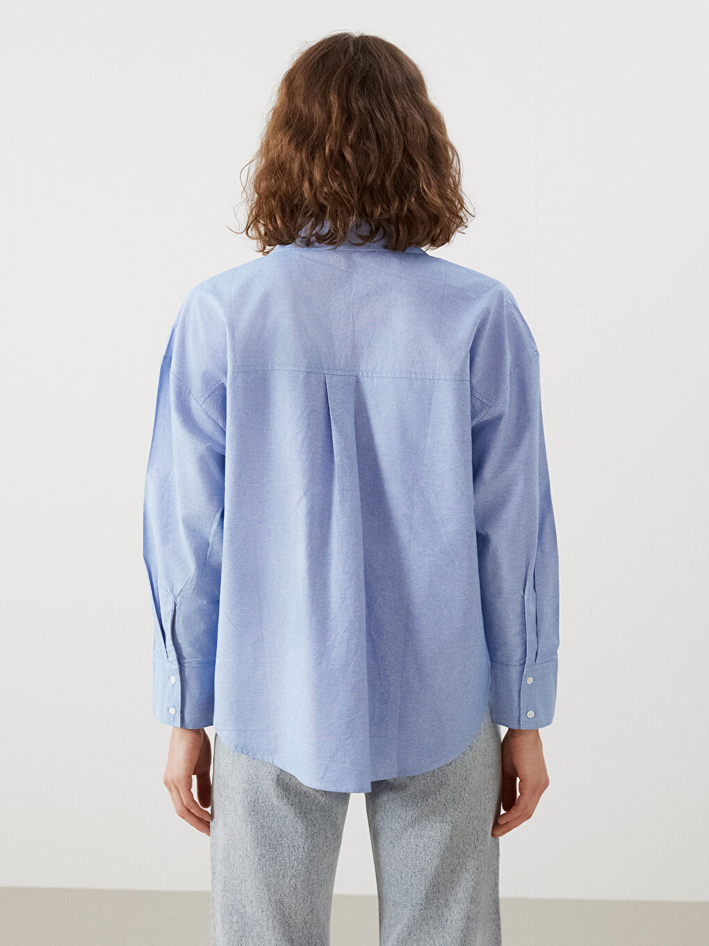 LCW Vision Oversize Oxford Women's Shirt -S57199Z8-H1J