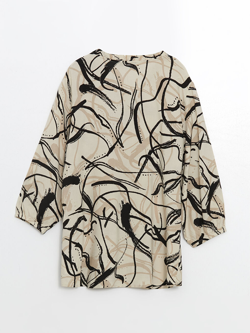 Notch Neck Patterned Women's Blouse -S57200Z8-LQB