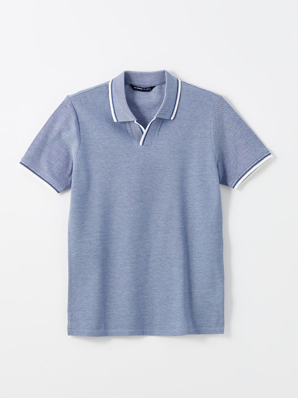 Polo Neck Short Sleeve Pique Men's T-Shirt -S57201Z8-MHY