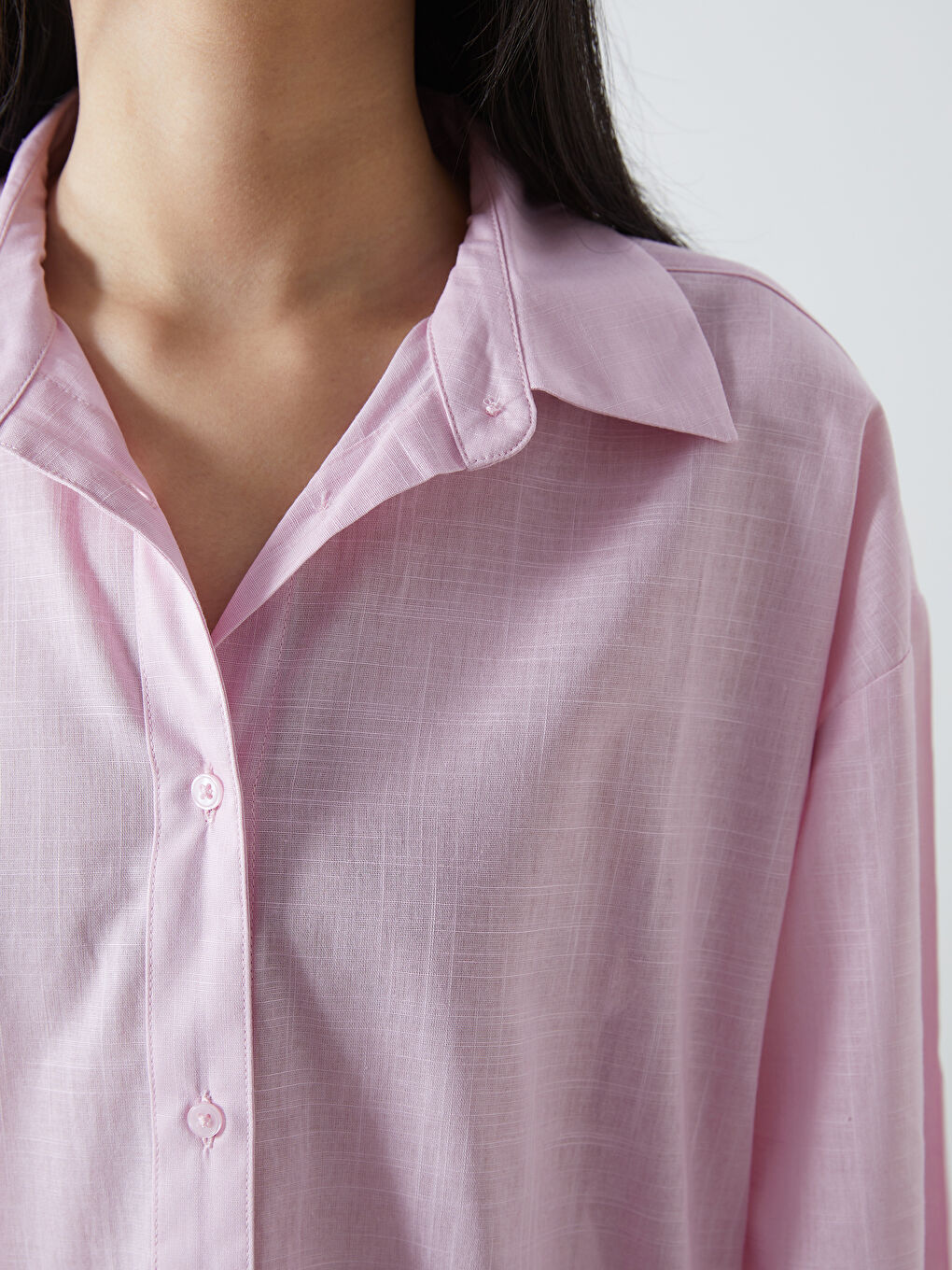 Loose Fit Women's Shirt -S57204Z8-L2W
