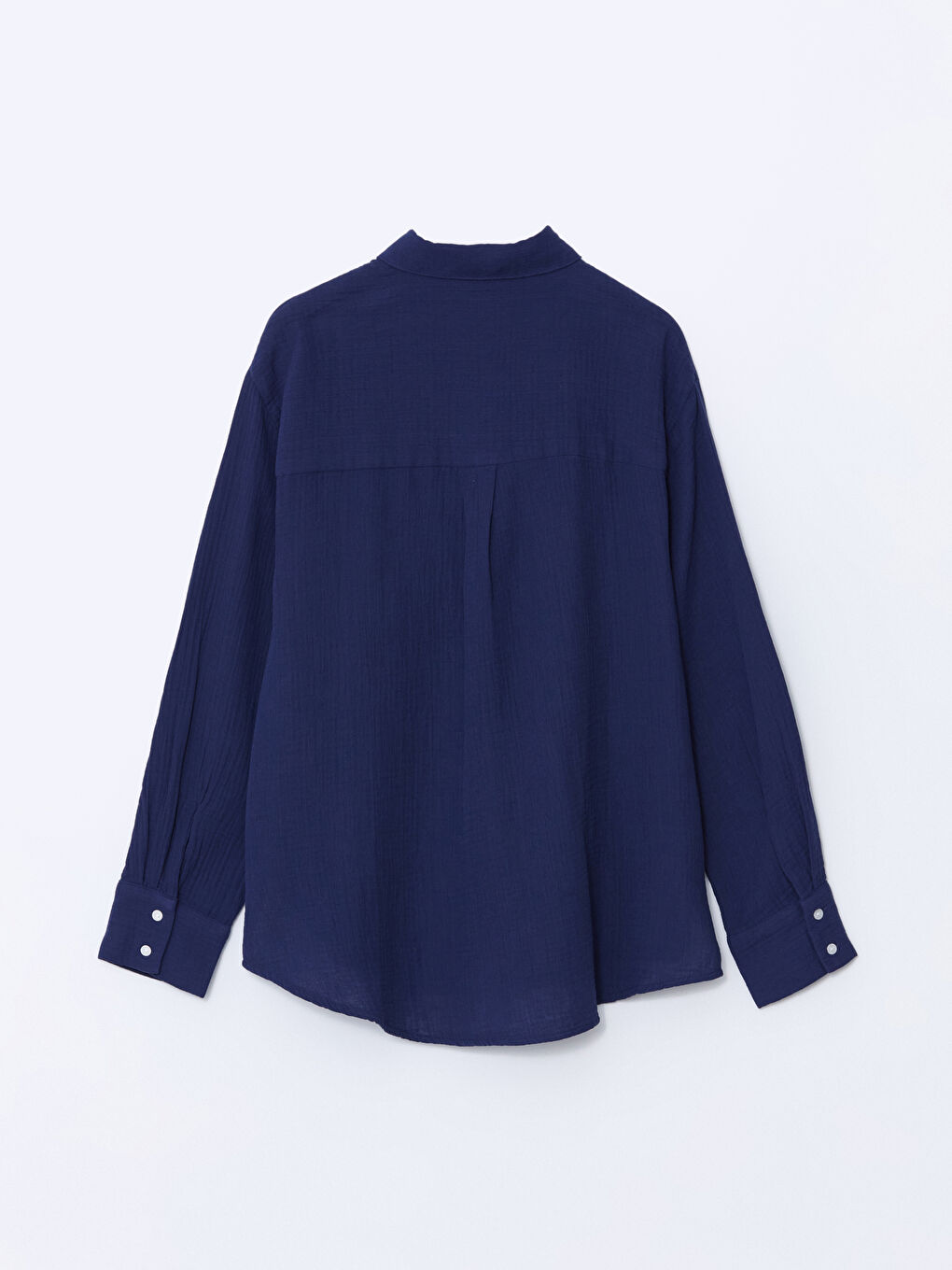 قميص للسيدات واسع ومريح بنسيج ملمس-4