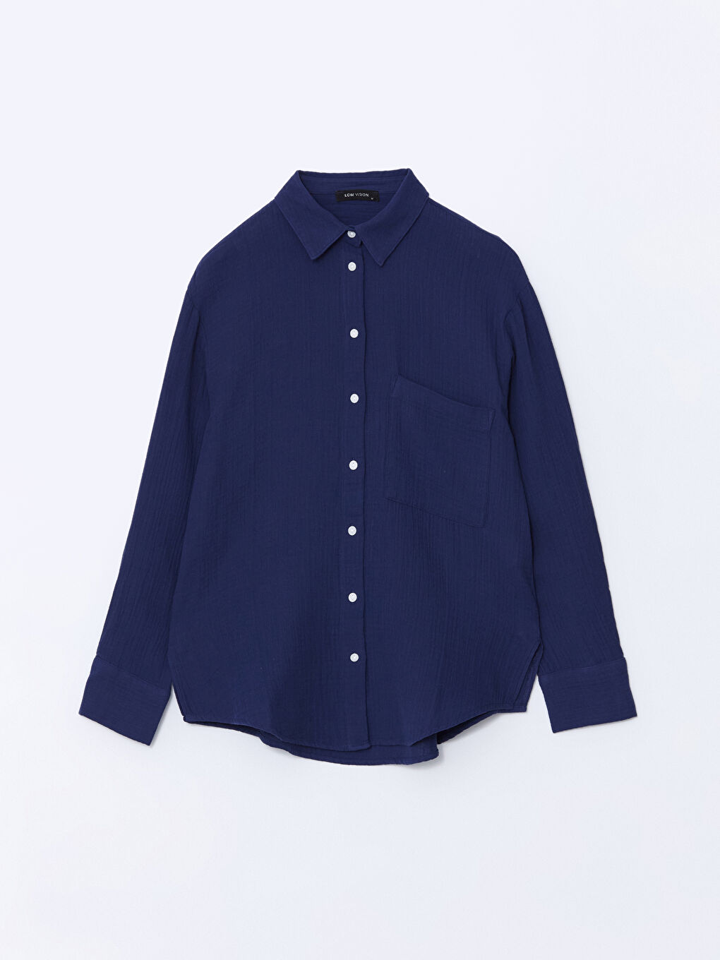 قميص للسيدات واسع ومريح بنسيج ملمس-5