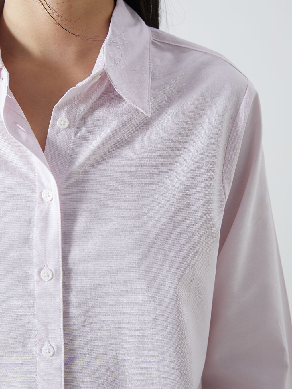 Regular Fit Oxford Women's Shirt -S57211Z8-JPW