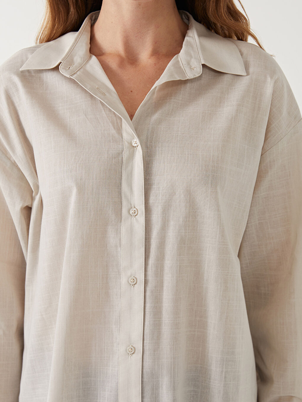 Oversize Women's Shirt -S57212Z8-K8X