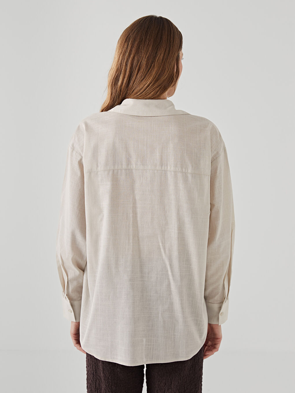 Oversize Women's Shirt -S57212Z8-K8X