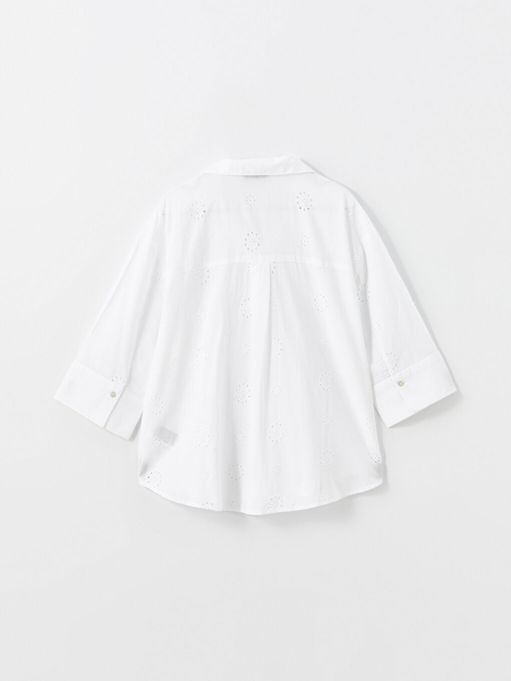 Openwork Oversize Women's Shirt-5