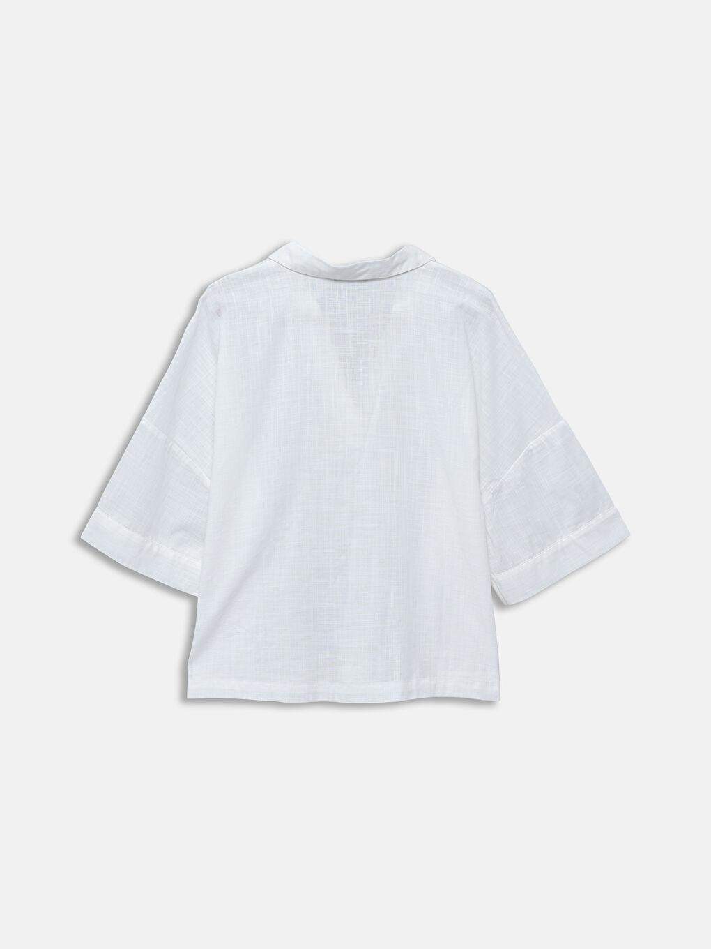 Γυναικεία Ίσια Μπλούζα με Κοντό Μανίκι-1