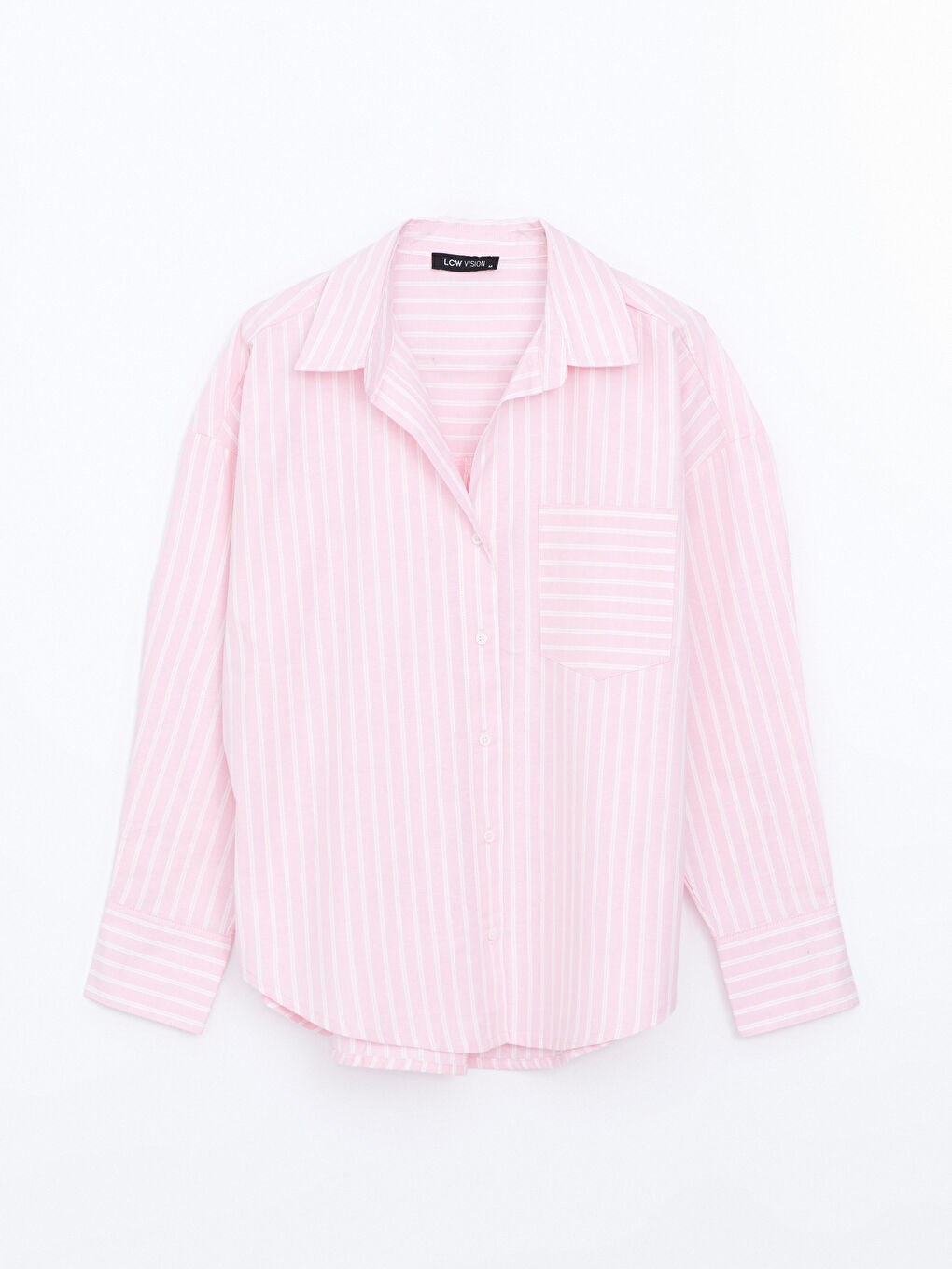 Loose Fit Oxford Women's Shirt -S57215Z8-LHK